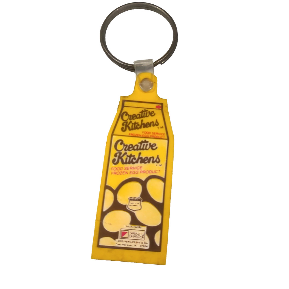 Creative Kitchen Food Service Frozen Products Vintage Collectibles Keychain Eggs